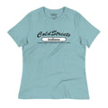 Light blue t-shirt with Cold Streets Indiana design in ring-spun combed cotton