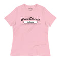 Pink t-shirt with Cold Streets Indiana printed on pre-shrunk ring-spun combed cotton