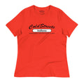 Red t-shirt with Cold Streets Indiana printed, made from pre-shrunk ring-spun combed cotton