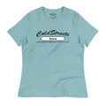 Light blue t-shirt with Cold Streets Iowa design in ring-spun combed cotton