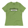 Green t-shirt with Cold Streets Montana text, made from ring-spun combed cotton