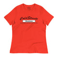 Red t-shirt with Cold Streets Montana in ring-spun combed cotton for CS Clothing Co