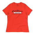 Red T-shirt featuring Cold Streets South Dakota, made of pre-shrunk ring-spun combed cotton