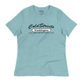 Light blue pre-shrunk ring-spun combed cotton t-shirt with Cold Streets Washington text