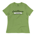 Green t-shirt with Cold Streets Wyoming text, made from pre-shrunk ring-spun cotton