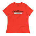 Red t-shirt with Cold Streets Wyoming print in pre-shrunk ring-spun combed cotton